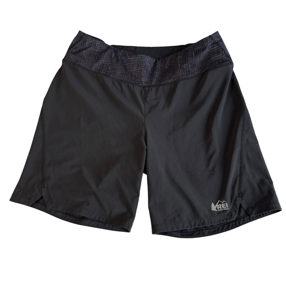 REI Co-op Womens Black Active Running Hiking Shorts XS Built-in Liner 127398
